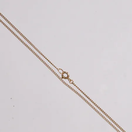  Kedja Pansar längd 45cm bredd 1,3mm 18k   Vikt: 3 g