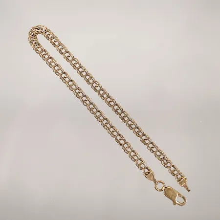 Armband bismarck längd: 19.5cm bredd: 4mm 18k vikt 5,2g 