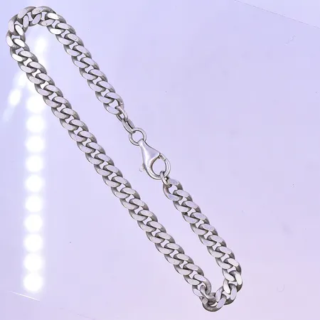 Armband Pansar Guldfynd längd 21,5cm bredd 5mm silver 925/1000. Vikt: 14,7 g