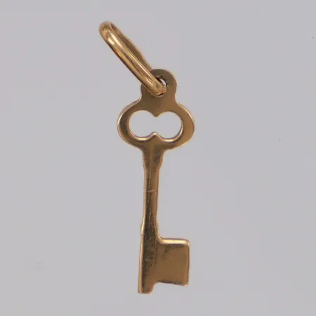 Hänge nyckel, längd 20,6mm, bredd 5,6mm, 18K Vikt: 0,5 g