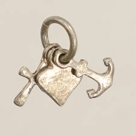 Hänge tro hopp och kärlek längd ca 10mm bredd ca 5mm silver Vikt: 0,4 g