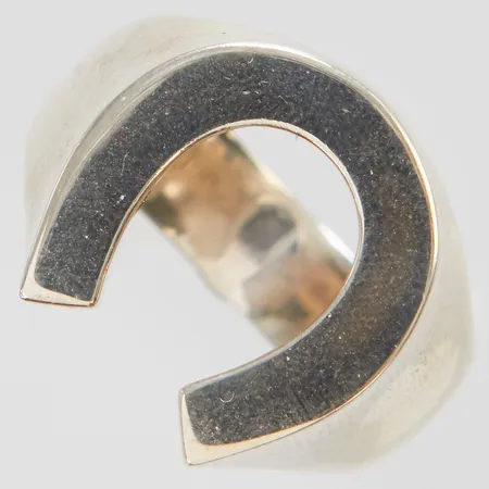 Ring Bronco O.P Jewellery Hästsko stl:20¼, bredd: 6-20mm, silver 925/1000 Vikt: 20,9 g