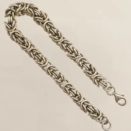 Armband Kejsar längd 23,5cm bredd 7,9mm silver 925/1000 Vikt: 50,7 g