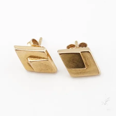 Örhängen, 18K, 1,7gr Vikt: 1,6 g