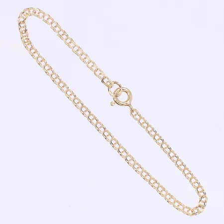 Armband Bismarck 18cm bredd 3mm 18K  Vikt: 2 g