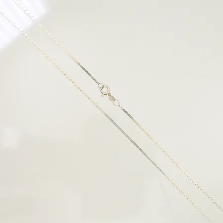 Halskedja S-länk längd 60cm bredd 1,2mm, silver 925/1000-delar 3,4g 