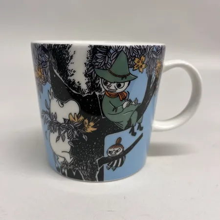 Muminmugg Vänner för alltid (2025-), Moomin Arabia, höjd 8cm, Ø8cm. Skickas med paket.