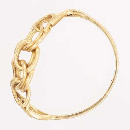Ring Bismarck tillplattad/defekt 18K Vikt: 2,2 g