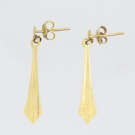 Örhängen längd 30mm bredd 3-6mm 18K Vikt: 1 g