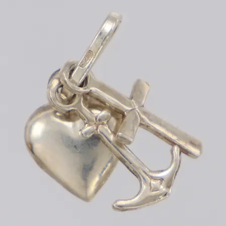 Hänge tro, hopp och kärlek, längd 15mm, bredd 16mm, 925/1000 silver Vikt: 1 g