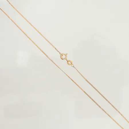Halskedja Pansar längd 36cm, bredd 1mm, 18K, 1,4g Vikt: 1,4 g