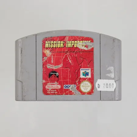 Mission Impossible, spel till Nintendo 64, inga tillbehör, ej funktionstestad.