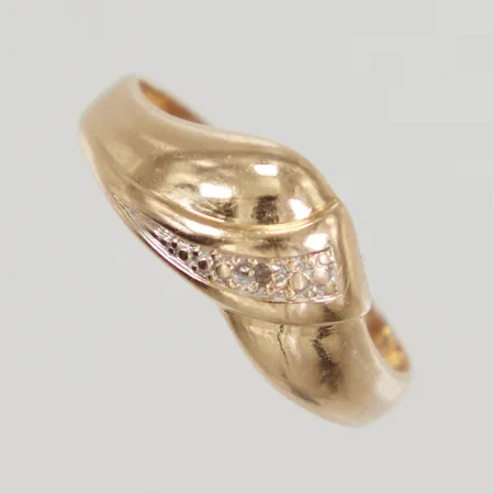 Ring stl 17¼, bredd 2-7,9mm, 18K Vikt: 1,7 g