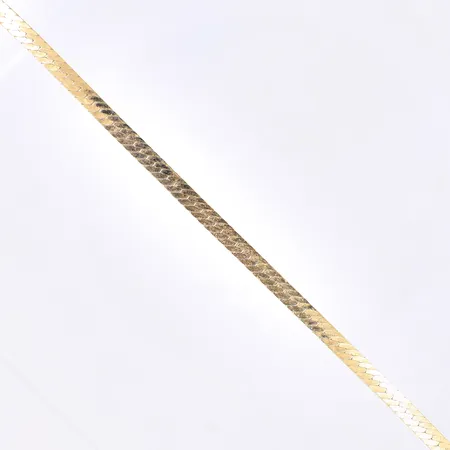 Armband manglat längd 18cm, bredd 2,8mm, 18K, Vikt: 3 g