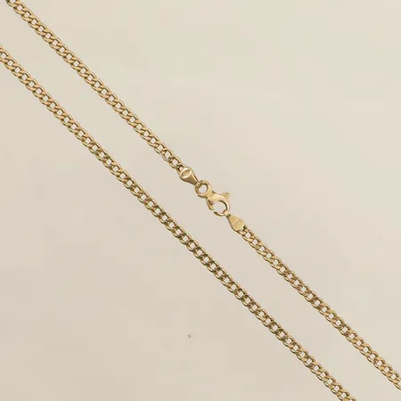 Kedja Pansar längd 53cm bredd 2,3mm GHA 18K Vikt: 6 g