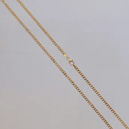 Kedja Pansar längd 50cm, bredd 2,9mm, GHA, 18K  Vikt: 5,2 g