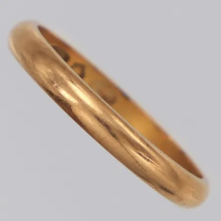 Ring slät stl:18¼, bredd 2,8mm, Finland, 18K Vikt: 3,4 g