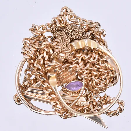 Diverse guld 18K. Vikt: 23,4 g