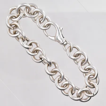 Armband längd 23cm bredd 14,5mm 925/1000 silver Vikt: 74,5 g