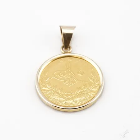 1 Hänge, Ø18,3mm, 14K, 3,6g Vikt: 3,6 g