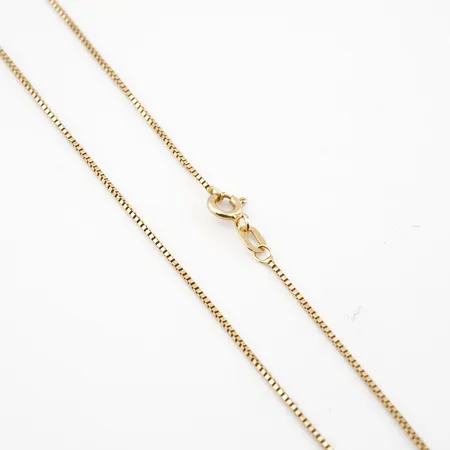 Halskedja Venezia Längd 46cm, bredd 0,8mm18k, 2,5gr Vikt: 2,5 g