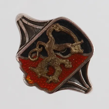 Vapenring stl:17¼ bredd 2,5-14,5mm gravyr Silver 830/1000. Vikt: 4,8 g