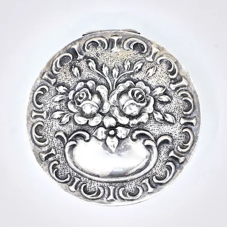 Dosa med förgylld insida Ø54mm, 830/1000 Silver, Vikt: 44,3 g