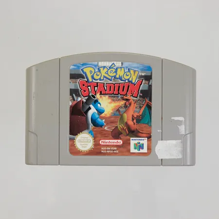 Pokemon Stadium, spel till Nintendo 64, inga tillbehör, ej funktionstestad.