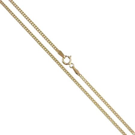 Halskedja Pansar i 18K guld Guldfynd (GHA), längd 50,0 cm, bredd 1,7 mm, fint skick Vikt: 6 g
