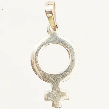 Hänge venussymbol längd 25mm inkl ögla bredd 10mm silver 925/1000 Vikt: 0,8 g