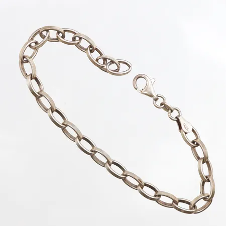 Armband 19cm, bredd: 5,6mm, 925/1000 silver Vikt: 7,8 g