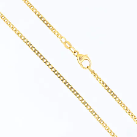Kedja Pansar längd: ca 52cm, bredd: ca 2,3mm, 18K, Vikt: 10,2 g