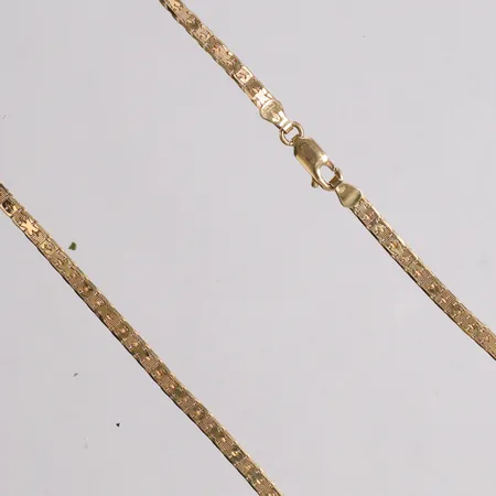 Kedja x-länk längd 41cm bredd 3,3mm 18K Vikt: 12 g