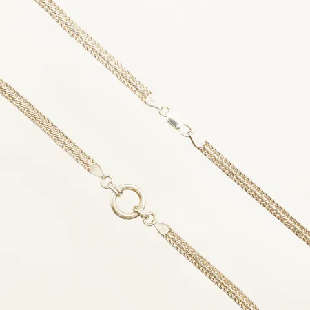 Collier längd 43,5cm bredd 5,1mm GHA silver 925/1000 Vikt: 19,5 g
