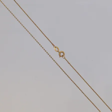 Kedja längd 44cm, bredd 0,7mm, 14K Vikt: 1,4 g