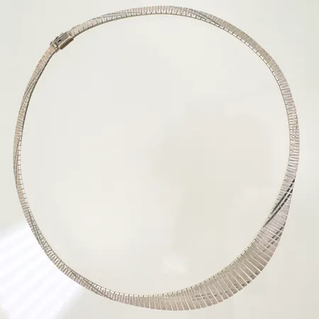 Hacollier doserat längd ca 45cm, bredd 5-15mm, Silver 925/1000, 26,6g Vikt: 26,6 g
