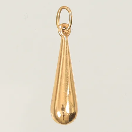 Hänge Droppe 20x5mm exkl ögla, 18K 0,7g 