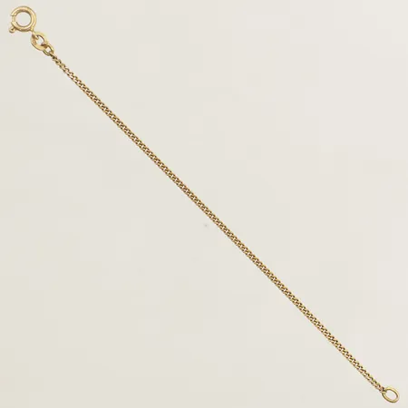 Barnarmband Pansar längd 12,5cm bredd 1,5mm 18K Vikt: 1,5 g