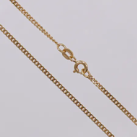Kedja Pansar längd: ca 50,2cm bredd: ca 1mm GFAB 18K Vikt: 5,9 g