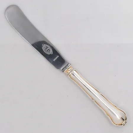 Smörkniv modell Hansa längd 20cm blad i rostfritt stål 830/1000 silver Vikt: 61,2 g