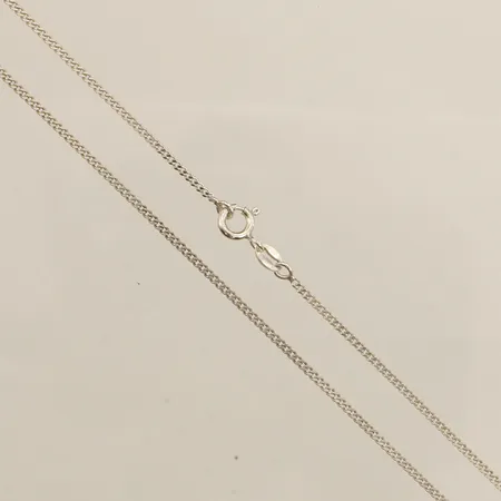 Kedja Pansar längd 45,5cm bredd 1,4mm GHA silver 925/1000 Vikt: 3 g