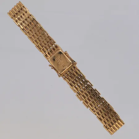 Armband Korridor längd 20cm, bredd 11,3mm, Hedens Guldatelje Bröderna Stockholm 1968, 18K  Vikt: 34,4 g