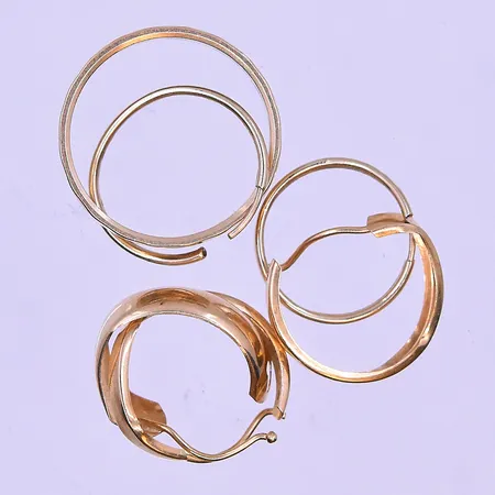 Diverse guld 18K. Vikt: 4,3 g