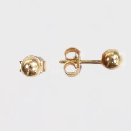 Ett par örhängen, 11x4mm, 18K Vikt: 0,3 g