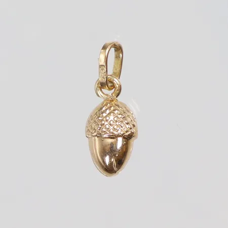 Hänge i form av Ekollon 6x16mm inklusive hängöglan 18K Vikt: 0,6 g