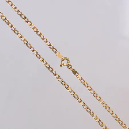 Kedja gles Pansar längd 40,6cm bredd 2,4mm Balestra, 18K Vikt: 4,9 g