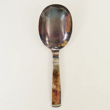 Minnessked 1876-1976 Rosenholm Jacob Ängman GAB 21,8cm silver 830/1000 Vikt: 101,4 g