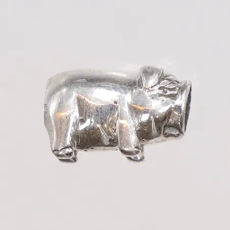 Hänge gris, 15x8mm, 925/1000 silver Vikt: 4,9 g