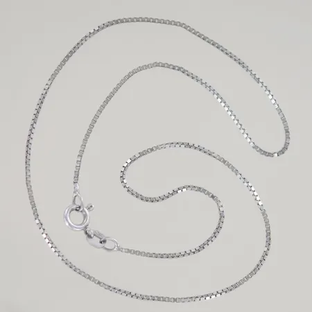 Halskedja venezia längd 36 cm, silver 925/1000 2,3gr  Vikt: 2,3 g