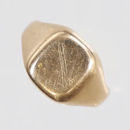 Klackring stl:19 bredd 3-12mm BEH (Bengt Hallberg) Köping 2000, 18K Vikt: 10,1 g